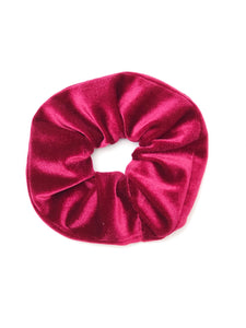 Maroon Velvet Oversized Scrunchie